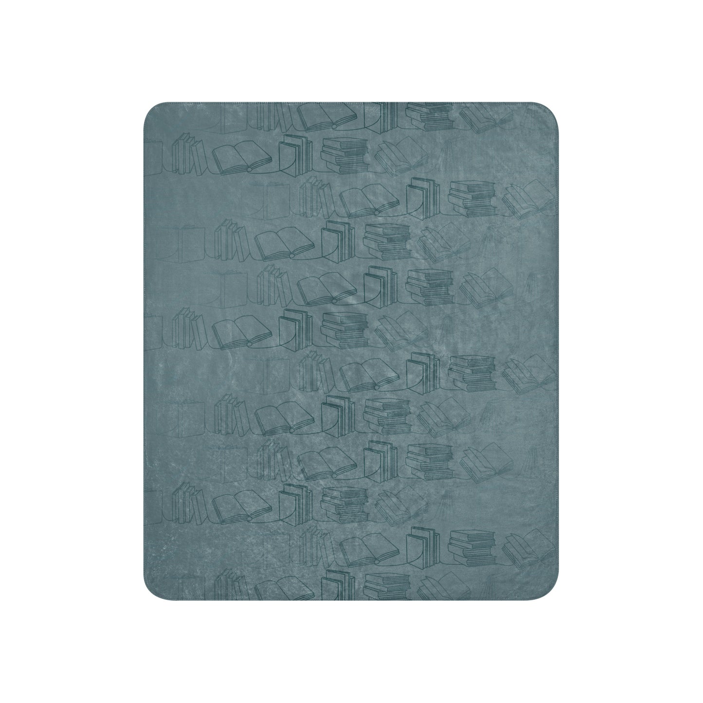 "Just Books" Sherpa Throw