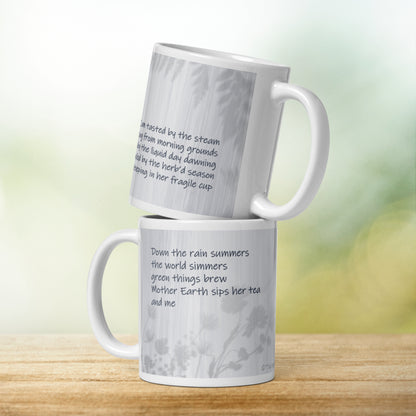 "Tea Party" Poetry Mug