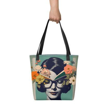 "Blissfully Bookish" Tote Bags