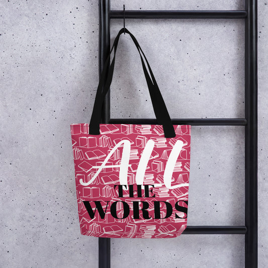 "All the Words" Tote Bag
