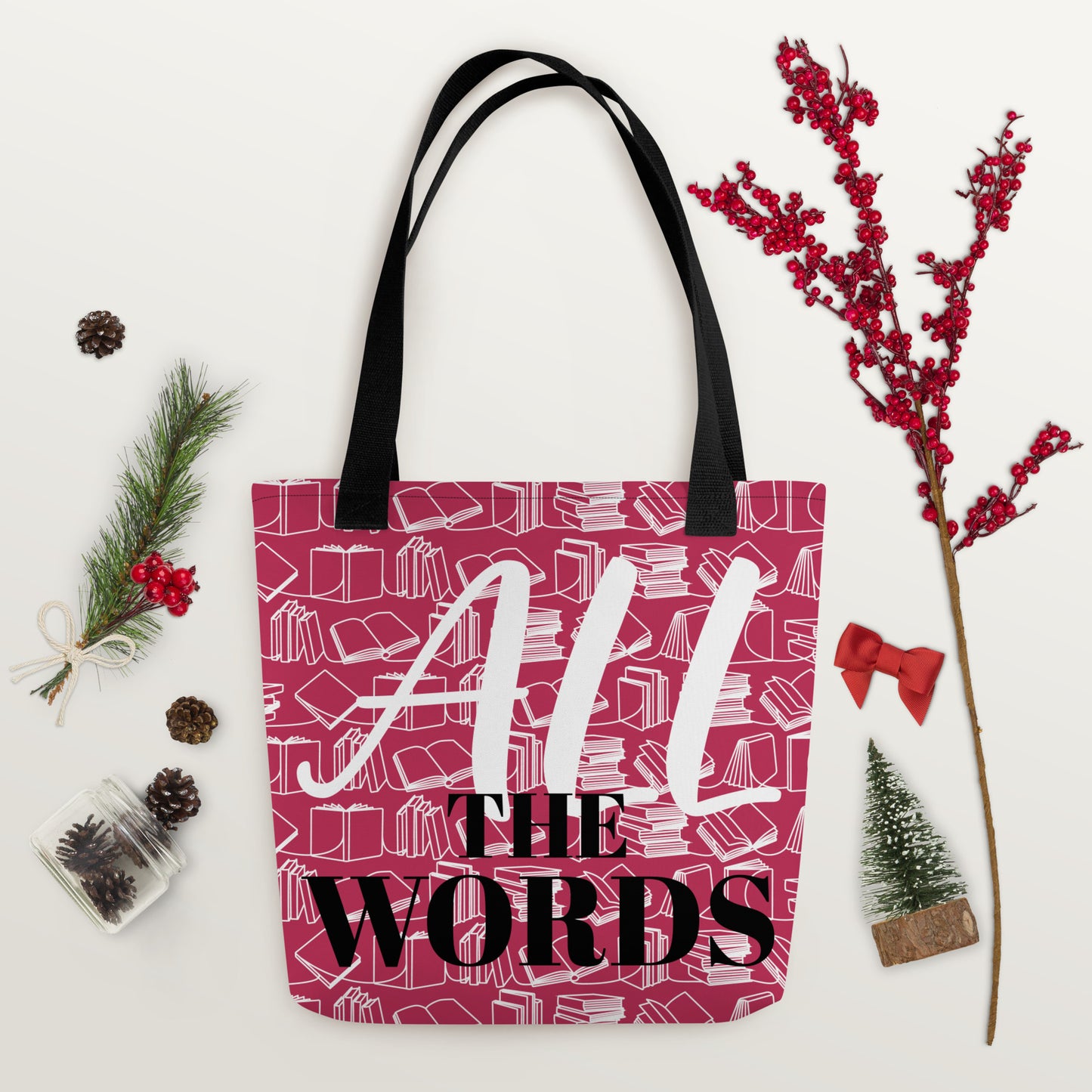 "All the Words" Tote Bag