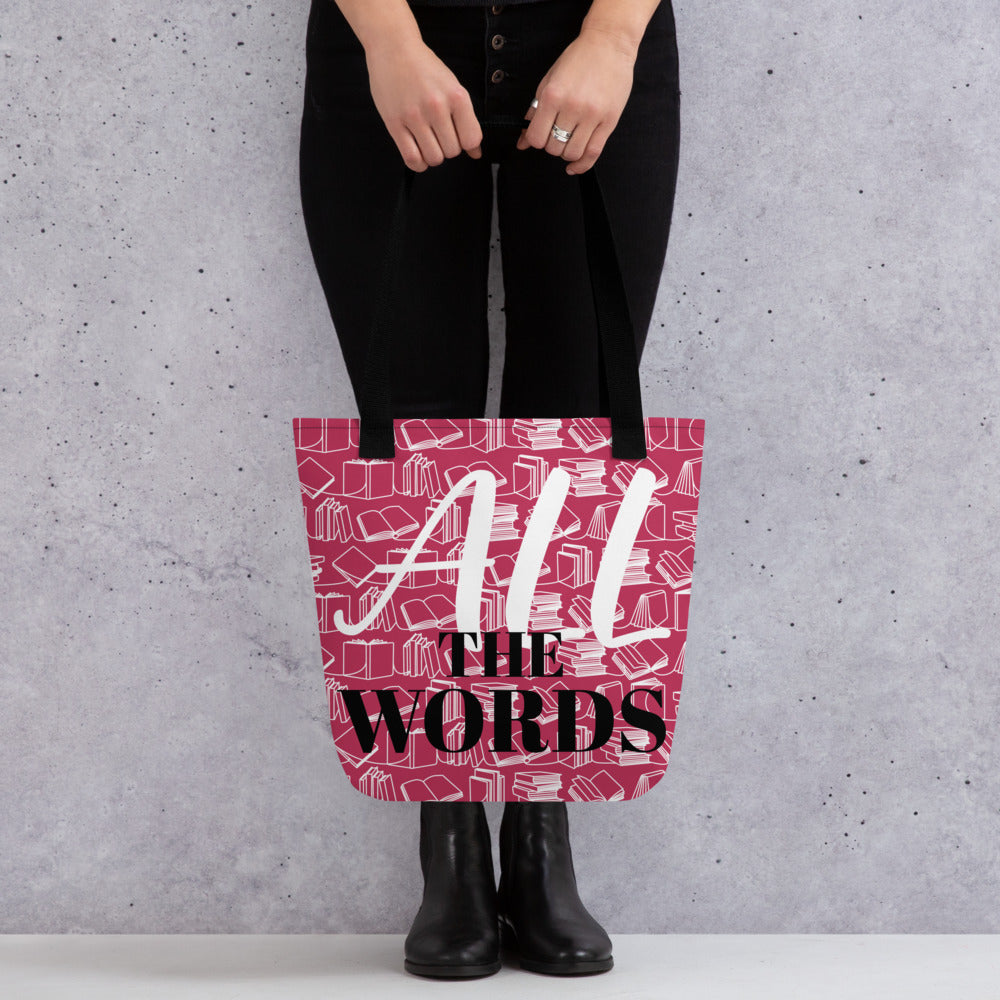 "All the Words" Tote Bag