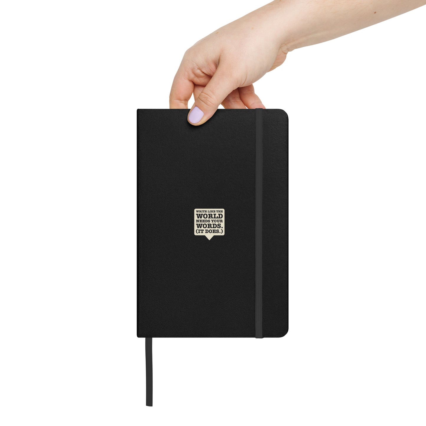 "Write Like the World Needs Your Words" Notebooks (cream)