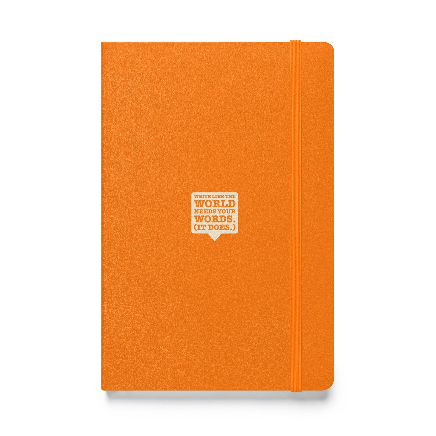 "Write Like the World Needs Your Words" Notebooks (cream)