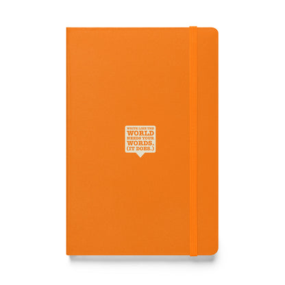 "Write Like the World Needs Your Words" Notebooks (cream)