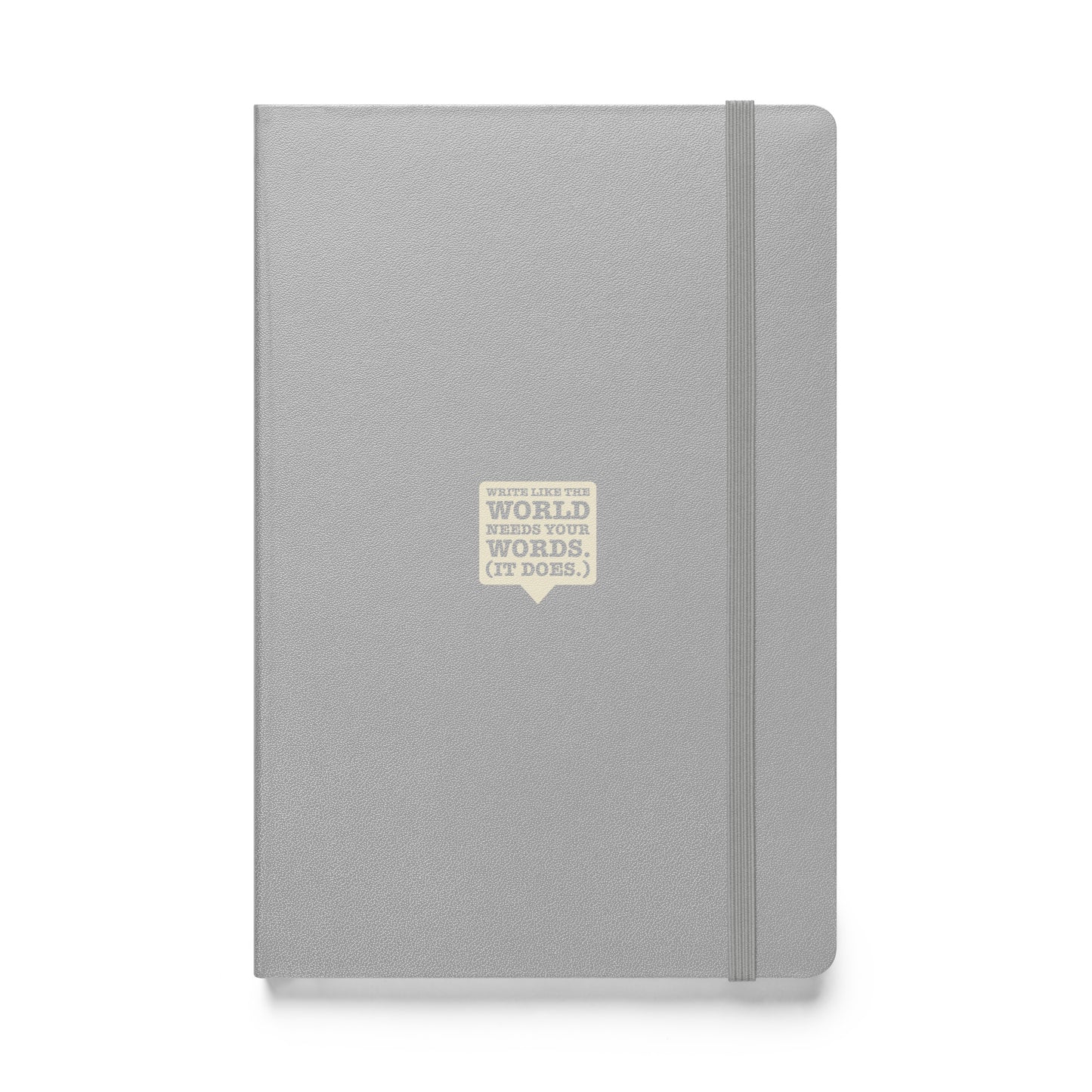 "Write Like the World Needs Your Words" Notebooks (cream)