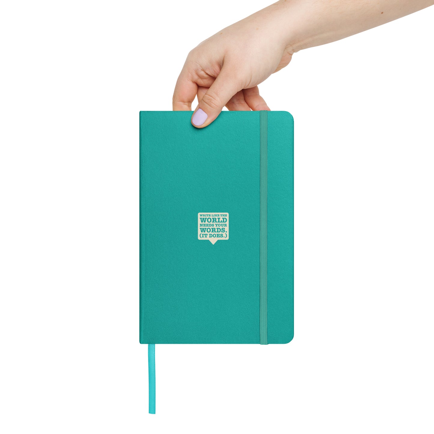 "Write Like the World Needs Your Words" Notebooks (cream)