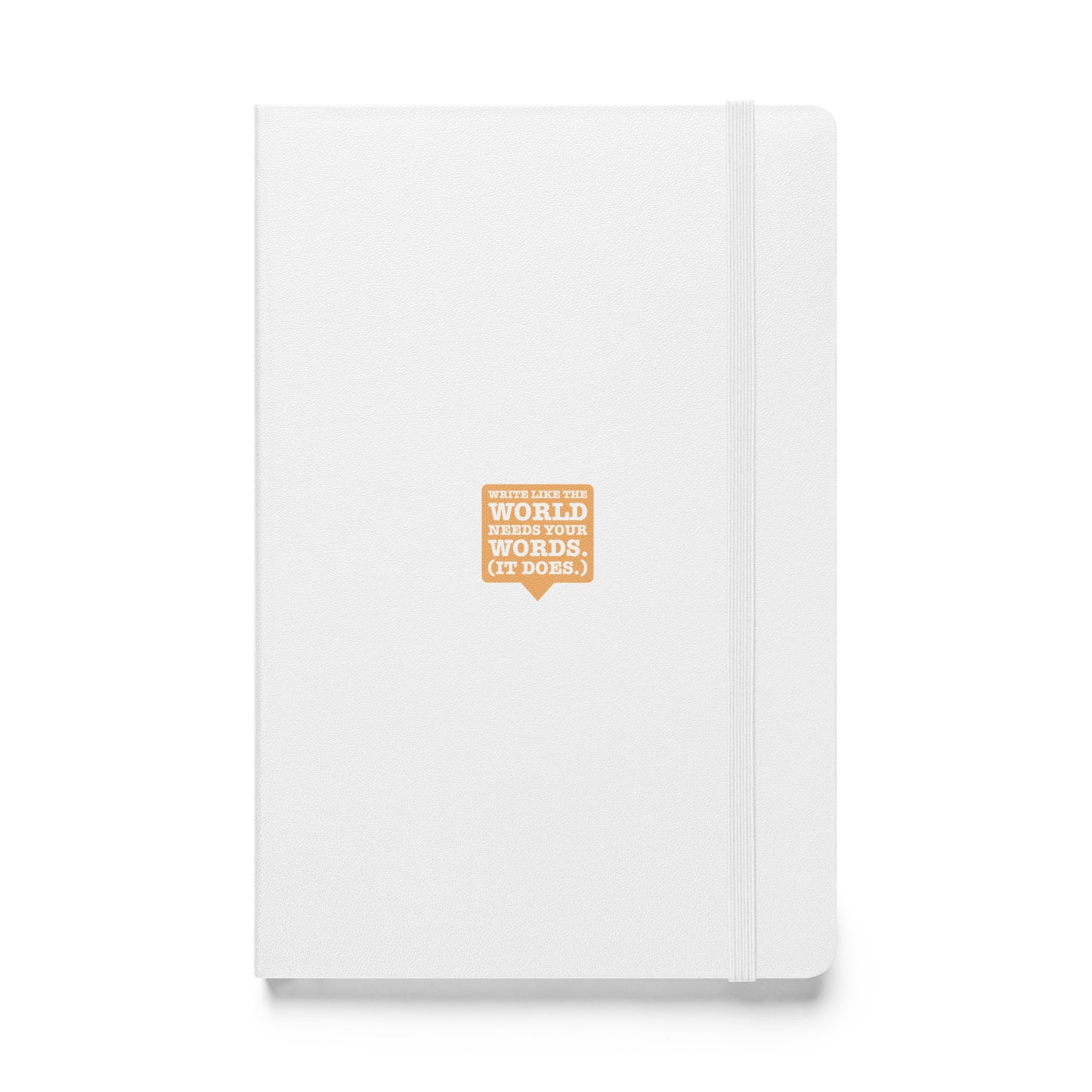 "Write Like the World Needs Your Words" Notebooks (orange)