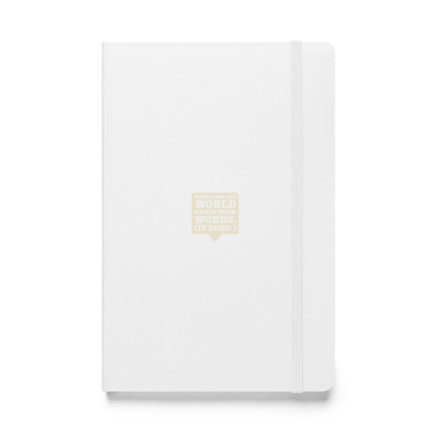 "Write Like the World Needs Your Words" Notebooks (cream)