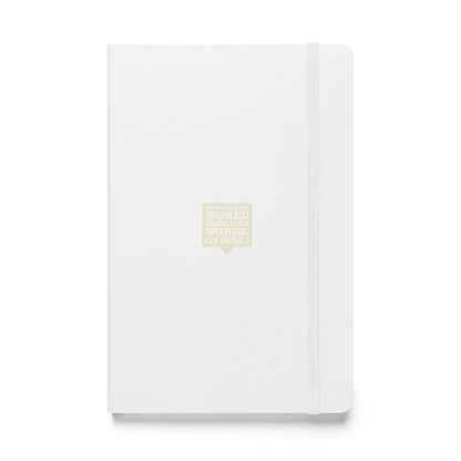 "Write Like the World Needs Your Words" Notebooks (cream)