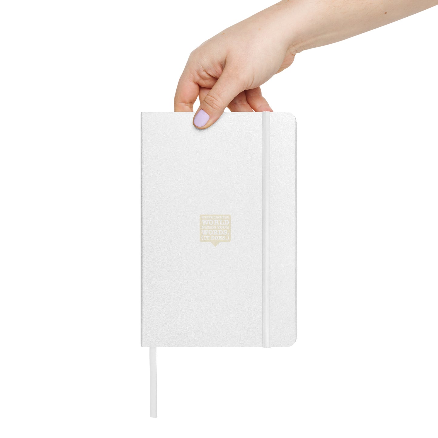 "Write Like the World Needs Your Words" Notebooks (cream)