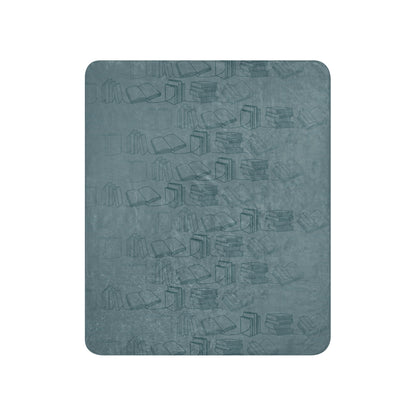 "Just Books" Sherpa Throw