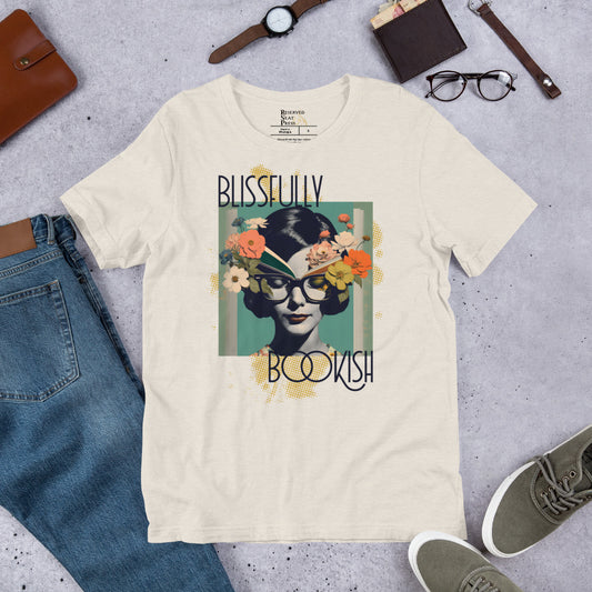 "Blissfully Bookish" Unisex T-shirt