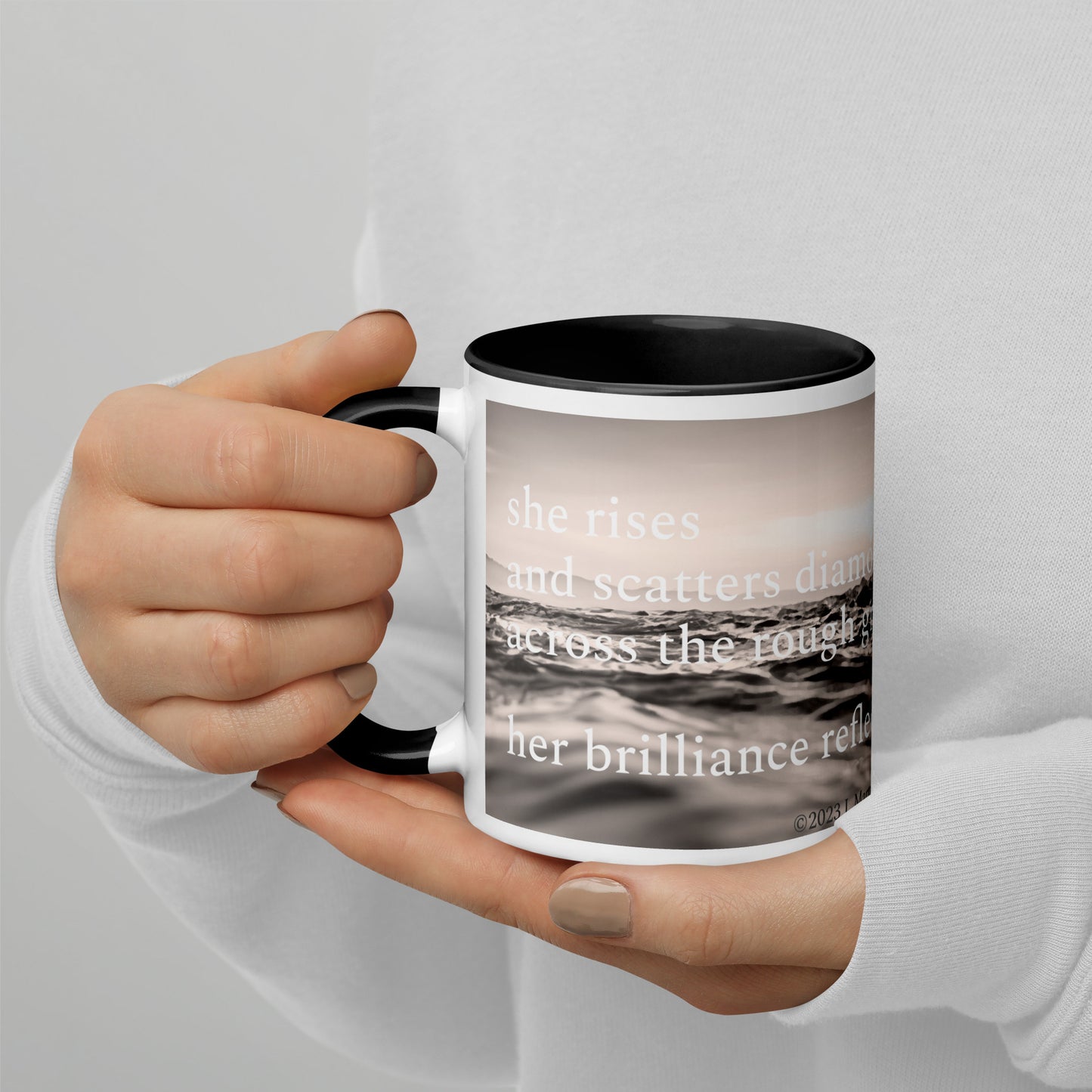 "Morning at Sea" Poetry Mug