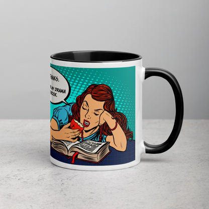 "No Drama" Retro Comic Mug